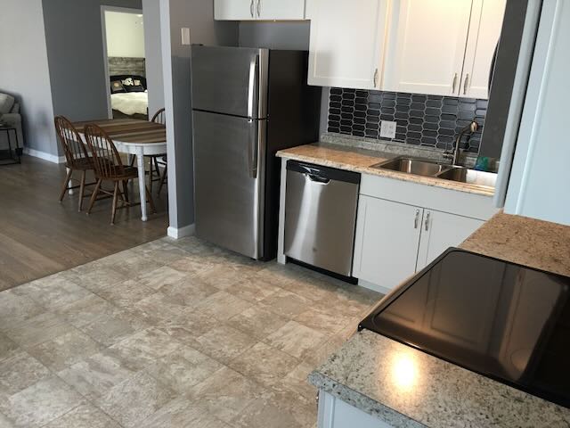 Updated rental kitchen