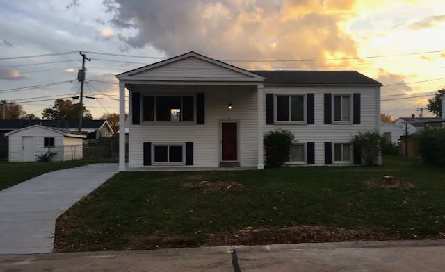 Exterior renovated home